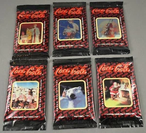 1993 Coca Cola Sammlung Trading Cards Serie 1 ungeöffnete Packungen - Ihre Wahl - Bild 1 von 8