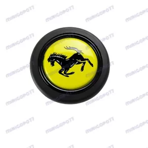 Sport Racing Steering Wheel Horn Button for MOMO OMP With Ferrari Crest 58mm X1 - Picture 1 of 7