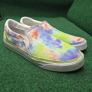 Nike Womens Nike Court Legacy Print Slip On Tie Dye Shoes Sneakers Size 10 - Picture 1 of 8