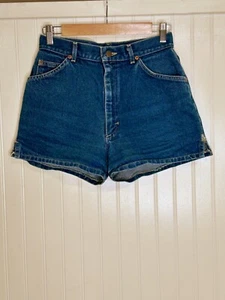 Vintage Lee 100% Cotton Denim Jean Short Size 11R - Picture 1 of 11