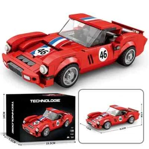 336PCS 250 GTO Car Building Block Set Creative City Vehicle Diy Car Model Bricks - Picture 1 of 6