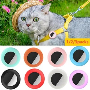 Minimal Button Pet Cat Dog Strap Cover Holder Collar Buckle Für Apple Airtag / - Picture 1 of 34