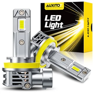 AUXITO H9 H11 LED Headlight Globes Bulbs Kit Car H/L Beam Conversion DRL Light*4 - Picture 1 of 7