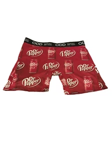 Odd Dr Pepper Soda Neuheit Boxershorts Unterwäsche Herren Gr. M 32-34 Neu mit Etikett - Bild 1 von 4