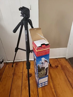 Sunpak 6601TM Tri-Monopod with 3-Way, Pan-and-Tilt Head W/ Box - Image 1 of 4