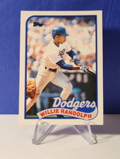 1989 Topps Traded Willie Randolph card #100T Los Angeles Dodgers Baseball 