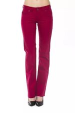Ungaro Fever Ravishing Rojo Corte Normal Pantalones Con Chic Mujer Detalle