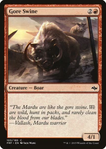 MTG Gore Swine Fate Reforged 103/185 Regular Common Near Mint NM - Picture 1 of 1