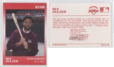1990 Star Spartanburg Phillies Rick Zulzer #29