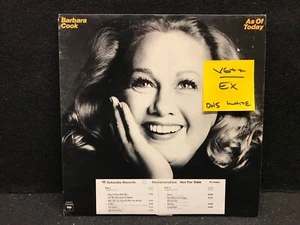 BARBARA COOK / WHITE LABEL PROMO LP / AS OF TODAY / 1977 CBS 34493 / DISC (EX) - Picture 1 of 2