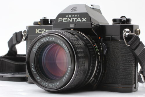 Rare! [Near MINT] Pentax K2 DMD Black 35mm SLR Camera SMC Pentax 50mm F1.4 JAPAN