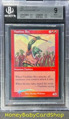 MTG Urza's Legacy Foil 1999 Viashino Bey BGS 9.0 MINT Silver Age Staple - Image 1 of 4