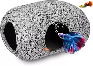 Aquarium Decorations Cave Fish Tank Accessories Rock Decor for Shrimp Cichlid Hi - Picture 1 of 12
