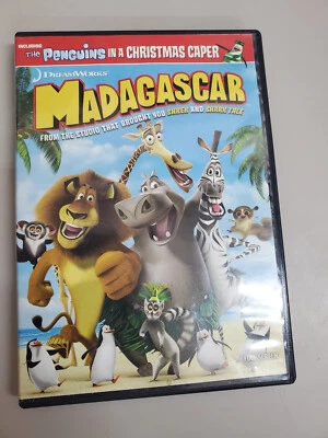 Madagascar DreamWorks Full Screen DVD Includes Penguins Christmas Caper Used - Image 1 of 3