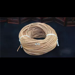 5M Round Genuine Leather craft Rope Cord for Bracelet Necklace Strap DIY 2/3mm - Picture 1 of 11