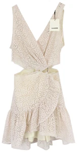 SANDRO For The Future Dress Women's (EU) 36 Cut Out Embroidered Sleeveless Mini - Picture 1 of 7