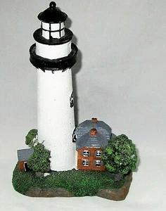 FARO 4.5"D X 6 75"T x 3.25" con borde blanco/negro con resina para el hogar adjunta - Imagen 1 de 3