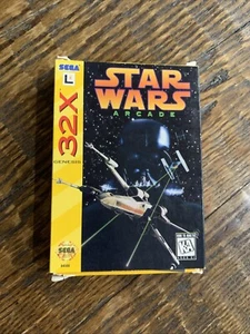 Star Wars Arcade (Sega Genesis 32X, 1994) + Manual And Insert Tested - Picture 1 of 5
