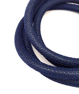 Premium Dark Blue Textile Cable Netzartiges Lamp Design 2-Wire+3-Wire - Picture 1 of 5