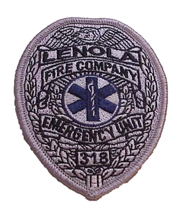 PARCHE LENOLA NUEVA JERSEY UNIDAD DE EMERGENCIA 318 NJ 3 1/2" EMS DEPARTAMENTO MÉDICO DE BOMBEROS - Imagen 1 de 1
