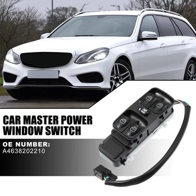 A4638202210 Interruptor maestro ventana eléctrica coche para Mercedes-Benz G500 2002-2008 Foto 1 de 4