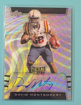2019 Leaf Metal Draft DAVID MONTGOMERY Wave AUTO RC - Image 1 of 3