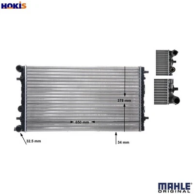 RADIATOR ENGINE COOLING CR 477 001S FOR VW NEW/BEETLE/Convertible AZJ/BER 2.0L - Image 1 of 4