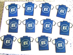 KARLSRUHER SC-12 PINS-alle gleich verausgabt von Aral Saison 2008/2009-KSC-TOP- - Bild 1 von 6