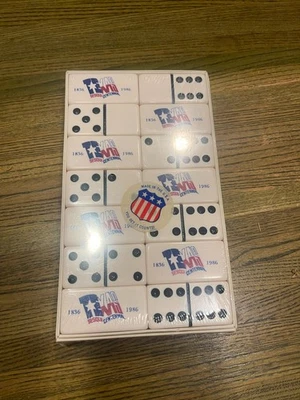 Texas 150th Sesquicentennial Independence  Dominoes 150 Years sealed - Image 1 of 3