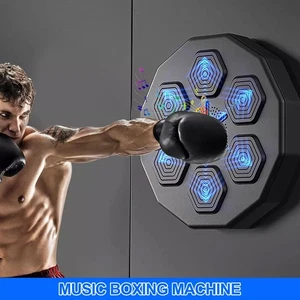 Bluetooth Smart Musik Boxmaschine 7 Trainingsmodi mit Boxhandschuhen Musik USA - Bild 1 von 20