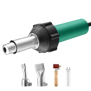 Uimoso Hot Air Plastic Welder 1600W PVC TPO Vinyl Heat Gun Torch & 4 Accessories - Picture 1 of 11