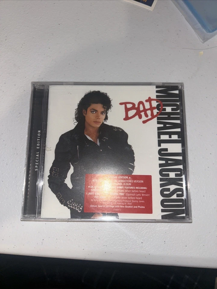 SEALED Michael Jackson- Bad CD (2001, Special Edition, Remaster, Pop, R&B) - Image 1 of 1
