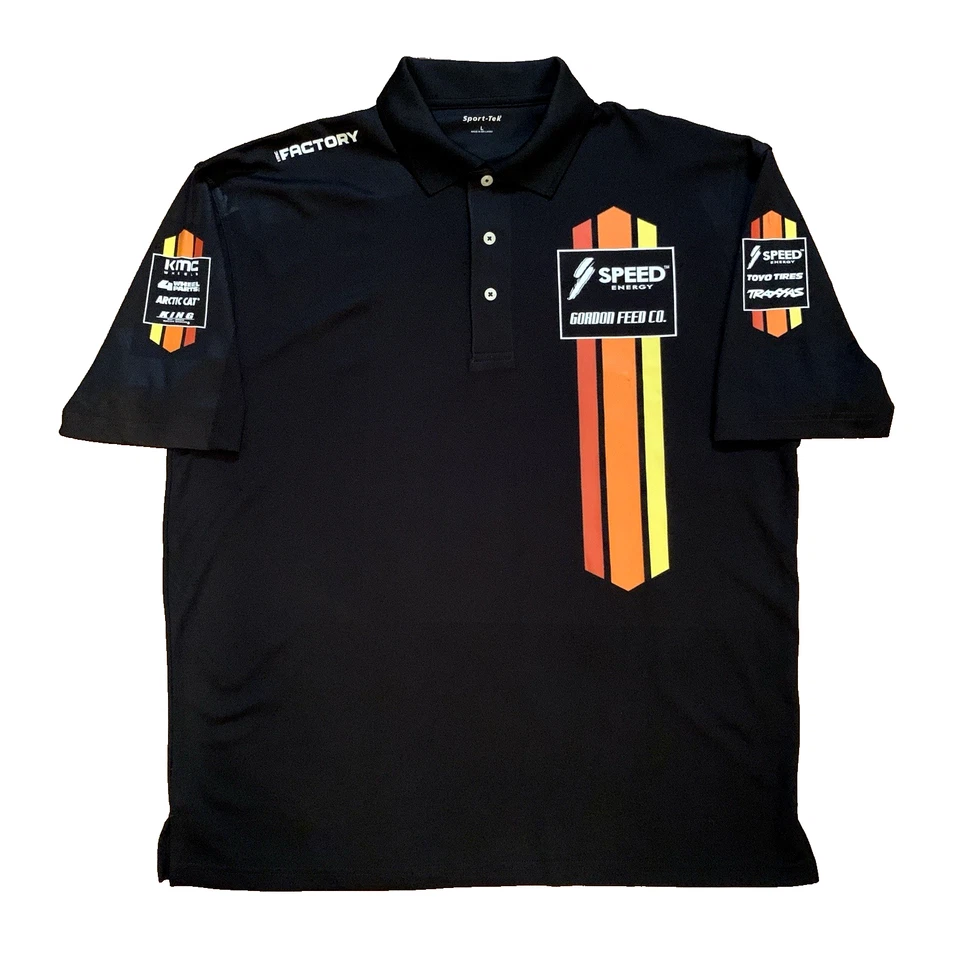 Выпущенная сотрудником Robby Gordon футболка гоночная Speed Energy Pit Crew L - Изображение 1 из 4