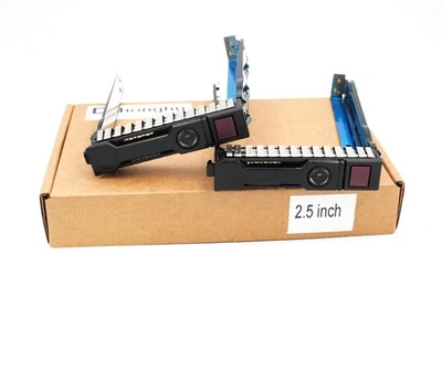 2-pcs 2.5" SFF HDD Caddy Sled For HP ProLiant DL380 DL380p DL360p DL180 Gen8 G9 - Image 1 of 4