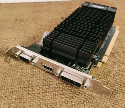 Msi GeForce Gt730 Msi N730k-2gd3h/lpv1 Nvidia Scheda Grafica 2gb Gddr3 Vga Hdmi✅ - Immagine 1 di 3