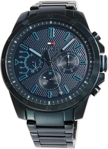 Tommy Hilfiger Watch Decker 1791560 Men's Blue - Picture 1 of 5