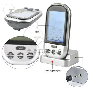 Termometro digitale wireless per friggere termometro carne cucina cottura - Foto 1 di 23