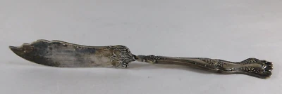 Vtg 1847 Rogers Bros A1 Grape Flat Twisted Handle Master Butter Knife 7 1/8" - Image 1 of 4