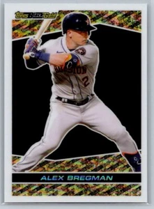 2021 Topps Chrome Update #BGC-15 Alex Bregman Topps Black Gold - Picture 1 of 2