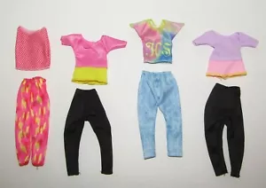 LOTE/4 TRAJES BARBIE YOGA Ejercicio Pilates Entrenamiento ROPA Muñeca Leggings Prendas para el torso NUEVO - Imagen 1 de 4
