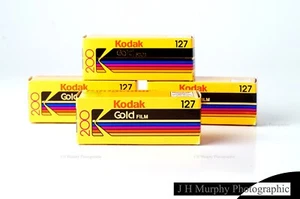 KODAK Gold 200127 format Rare Colour Film x4 Rolls - New Sealed Expired - Picture 1 of 3
