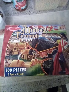 Melissa & Doug: *Mittelalterlicher Triumph*, 100-teiliges Puzzle Bodenpuzzle Kinder *gebraucht* - Bild 1 von 5
