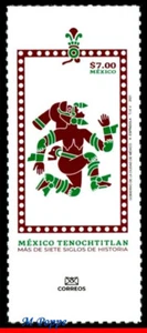 21-15 MEXICO 2021 TENOCHTITLAN, AZTEC EMPIRE, COSTUMES, HISTORY, MNH - Picture 1 of 1