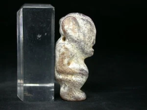 Ancient Jade Figure of The Neolithic Age Hongshan Culture Pattern 1.7 4.8 2cm - Picture 1 of 4
