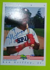 1992 Classic Best Ken Griffey Jr auto autograph 110/3100 HOF Low Number