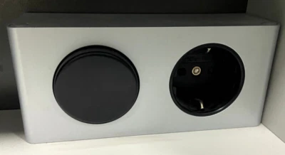 MARKENLOS Steckdose mit Schalter für Küche/ Badschrank, Unterbau Spiegelschrank Möbel