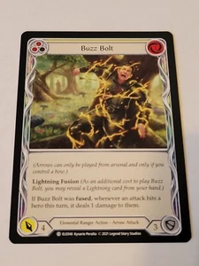 Buzz bolt (Yellow) Tales of Aria 1st Edition Fab Tcg NM - Picture 1 of 2