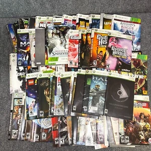 Xbox 360 & Xbox One Video Game Instruction Manuals Inserts Covers Lot - Picture 1 of 8