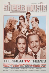 Sheet Music Magazine Cagney & Lacey Newhart Piano Vocal Guitar Sheet Music d3 - Picture 1 of 4
