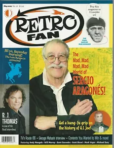 Retro Fan 20 May 2022 Sergio Aragones Moe Howard B.J. Thomas GI Joe NM No Label - Imagen 1 de 1